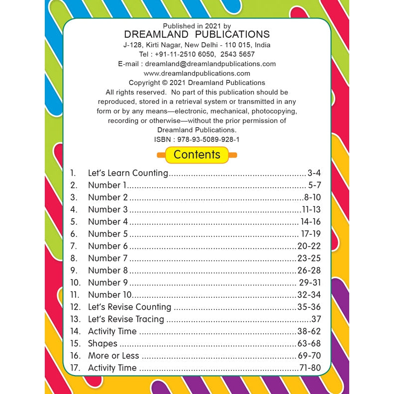 Pre-Nursery Maths Activity Book