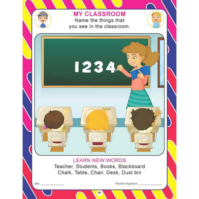 Pre-Nursery EVS Activity Book