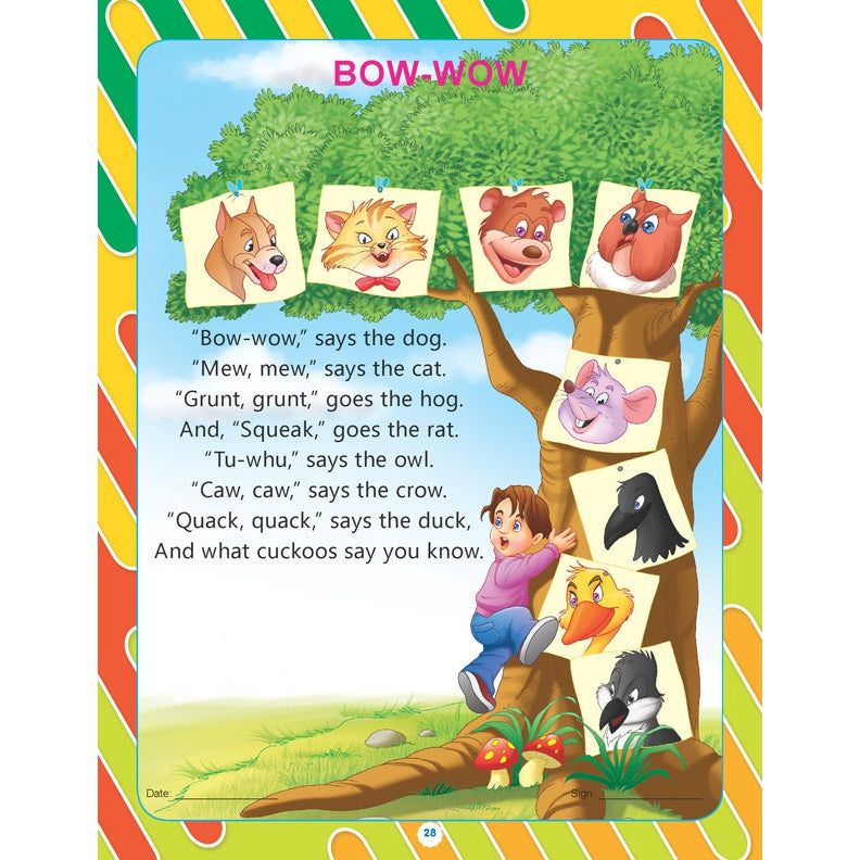 Pre-Nursery Rhymes & Story Book - English