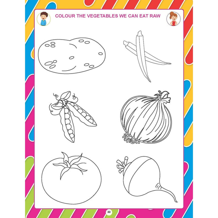 Nursery EVS Activity and Colouring Book