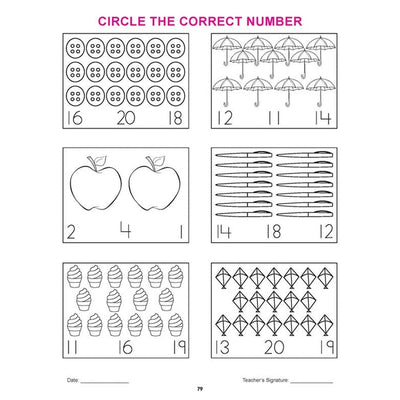 Nursery Math Practice Book