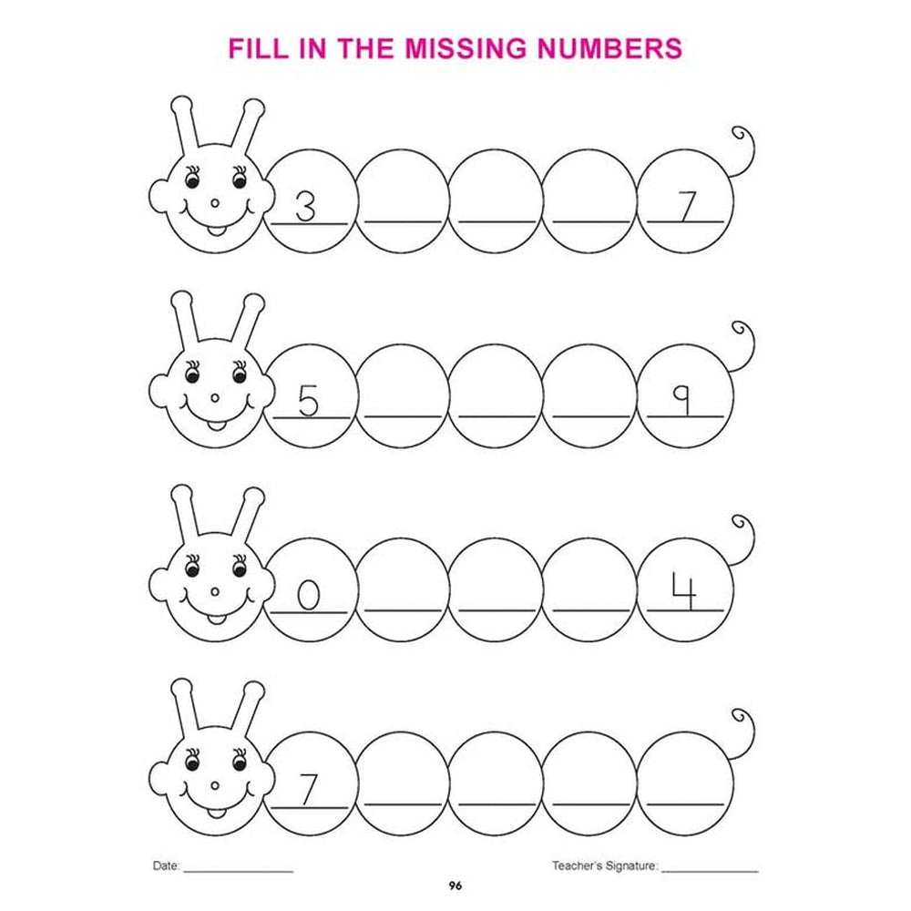 Nursery Math Practice Book