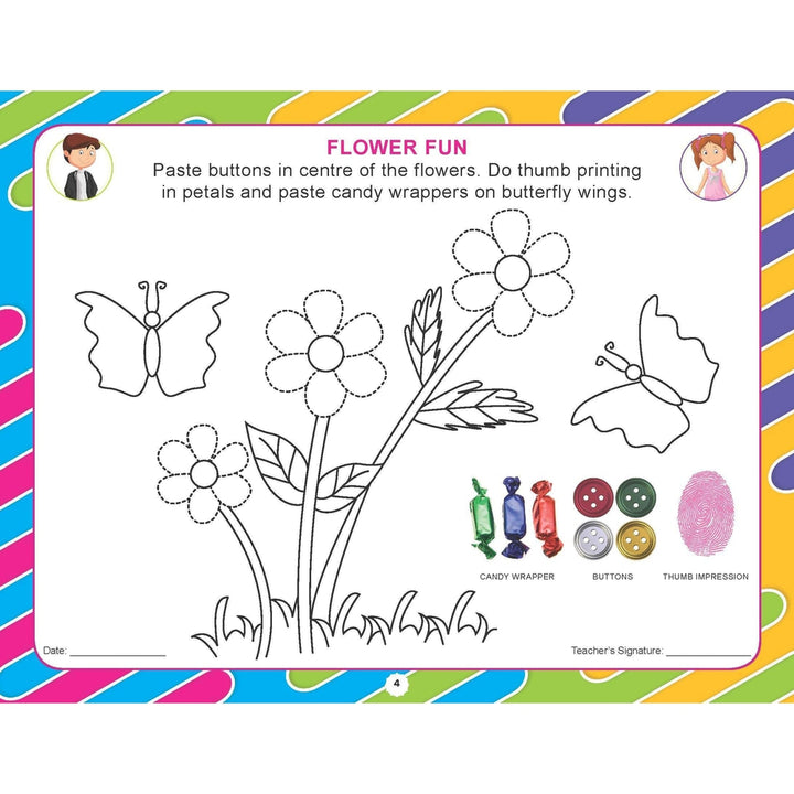 Kindergarten Art & Craft Colouring Book