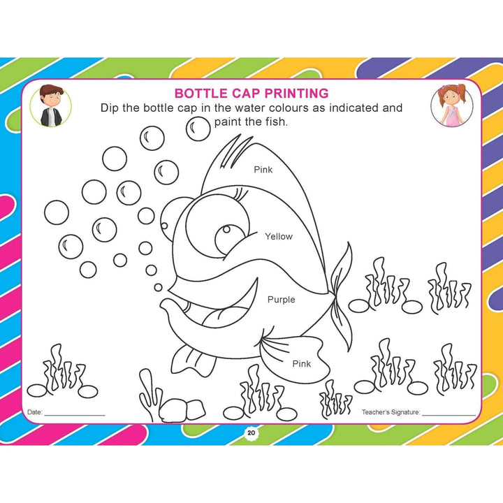 Kindergarten Art & Craft Colouring Book