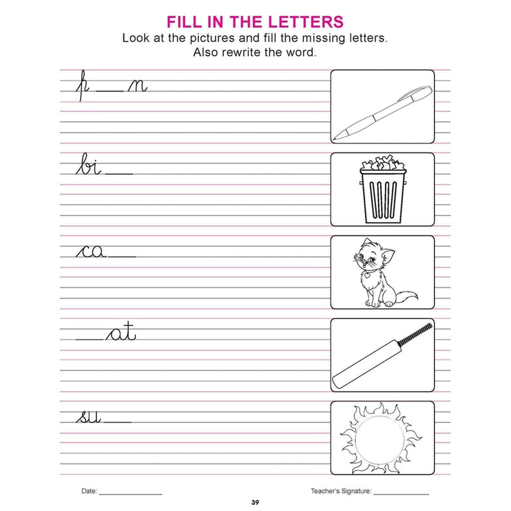 Kindergarten  English Practice Book