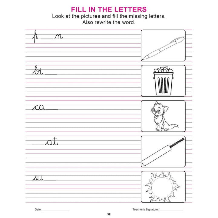 Kindergarten  English Practice Book