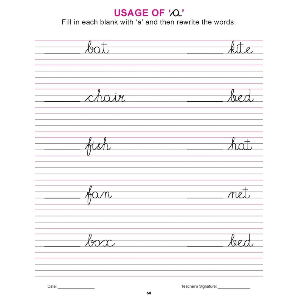 Kindergarten  English Practice Book