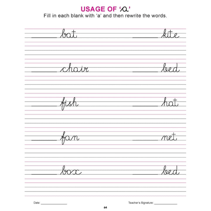 Kindergarten  English Practice Book