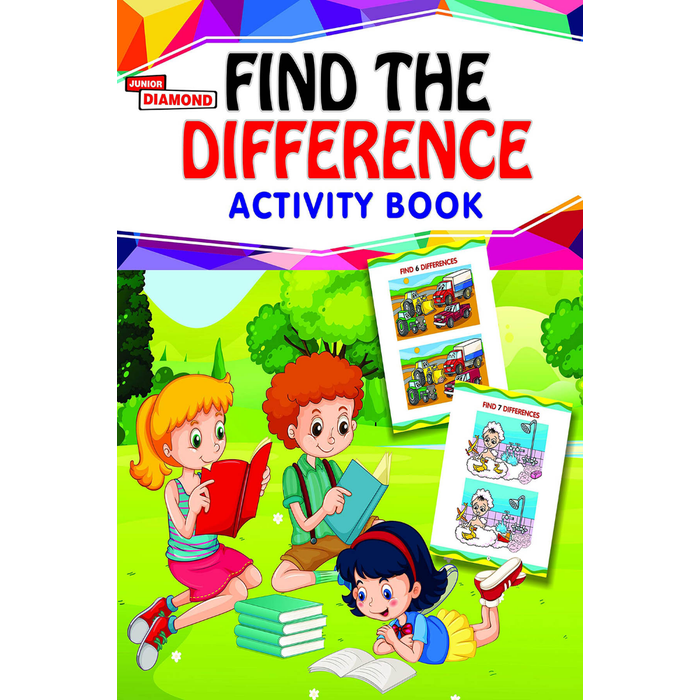 Find The Diffrence Activity Book in English