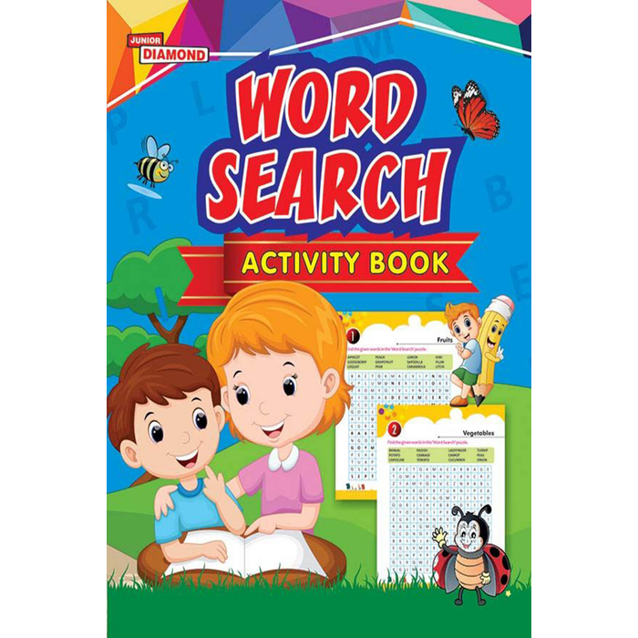 Word Search Activity Book in English