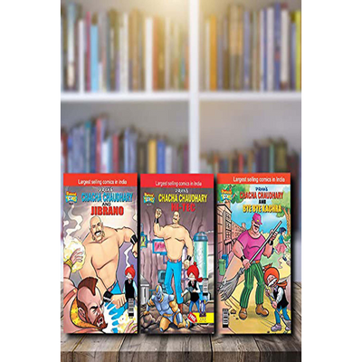Chacha Chaudhary Comics in English ( Set of 5 Books )