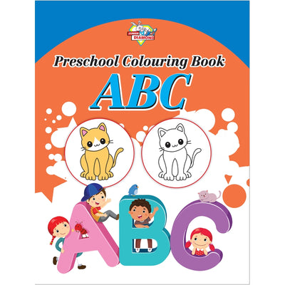 Preschool Copy Colouring Books (Set of 3 Books) - ABC, Numbers and Animals