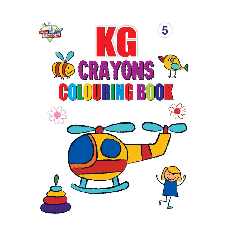 KG Cartoon Copy Colouring Book for Painting and Colouring (Set of 2 Books) - Part 3