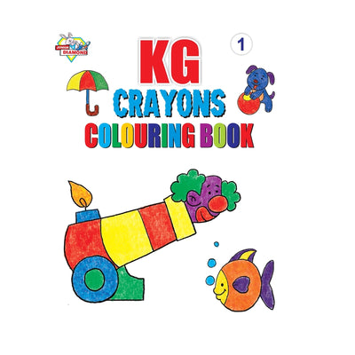KG Cartoon Copy Colouring Book for Painting and Colouring (Set of 2 Books) - Part 3