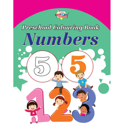 Preschool Copy Colouring Books (Set of 5 Books) - Good Habits, Numbers, Helpers, Toys and Vegetables