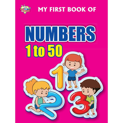 My First Picture Books of Numbers (1-50), Birds and ABC Picture Book - Set of 3 Books
