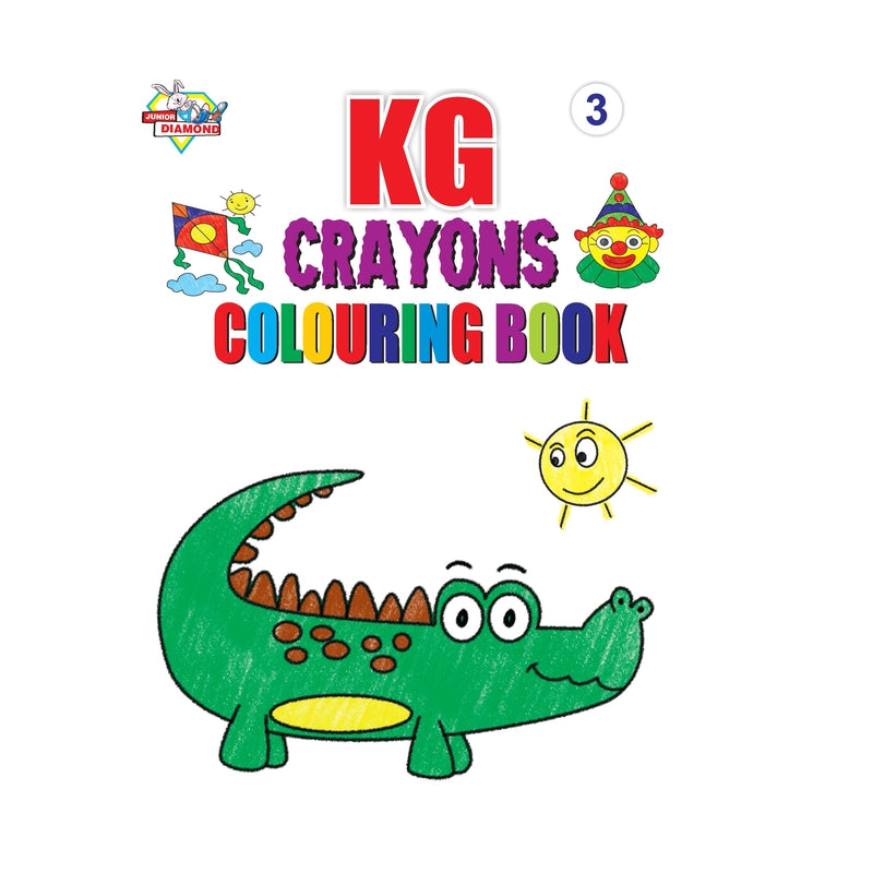 KG Cartoon Copy Colouring Book for Painting and Colouring (Set of 5 Books)