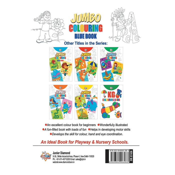 Jumbo Colouring Blue Book-1