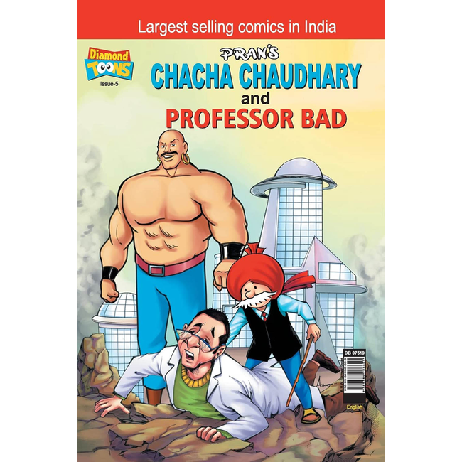 Chacha Chaudhary and  Professor Bad