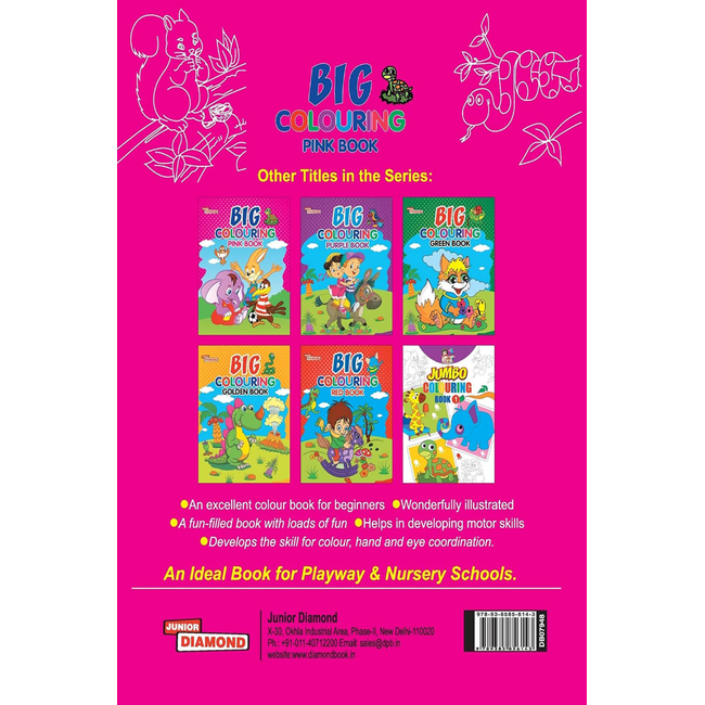 Big Colouring Pink Book (1) in English