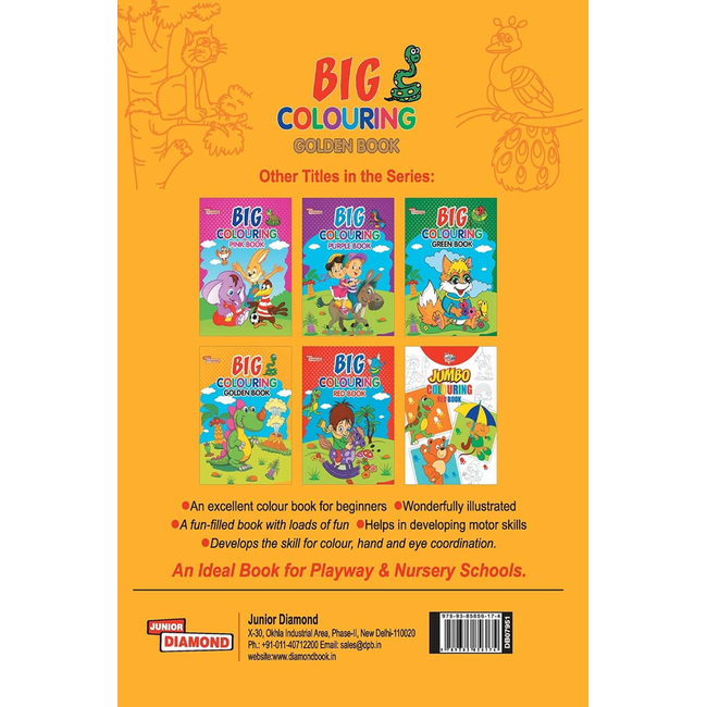 Big Colouring Golden Book for 5 to 9 years Old Kids