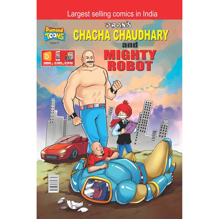 Chacha Choudhary and Mighty Robot in English