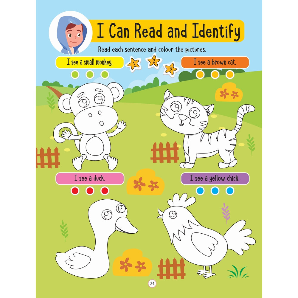Learn to Read- A Pack of 5 Books (Simple Sentences, Simple Phrase Book, Simple Comprehension)