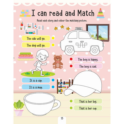Learn to Read- A Pack of 5 Books (Simple Sentences, Simple Phrase Book, Simple Comprehension)