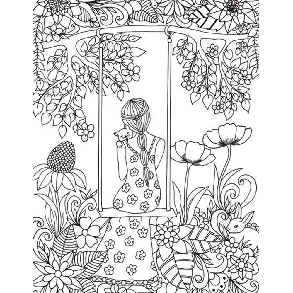 Fantasy- Colouring Book for Adults