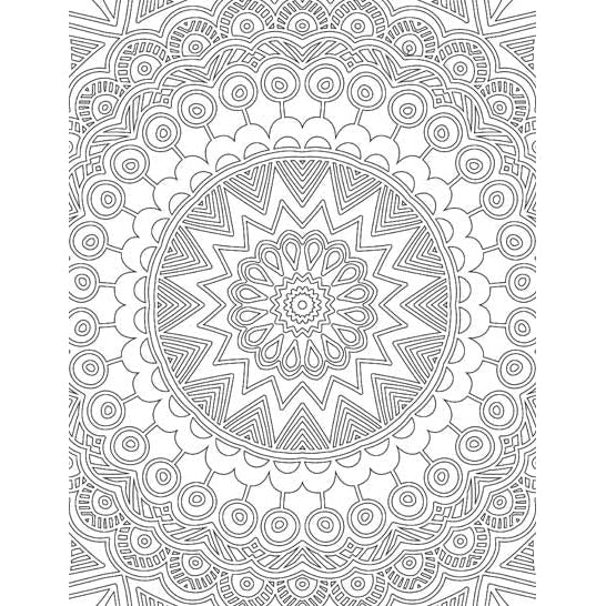 Mandala- Colouring Book