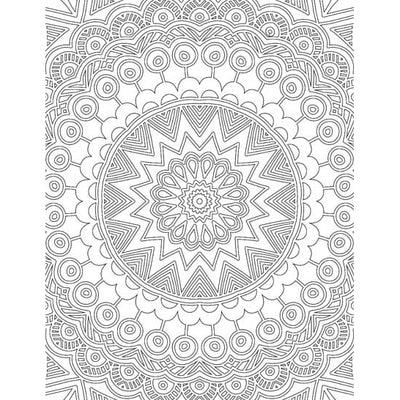 Mandala- Colouring Book