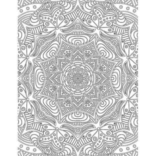 Mandala- Colouring Book