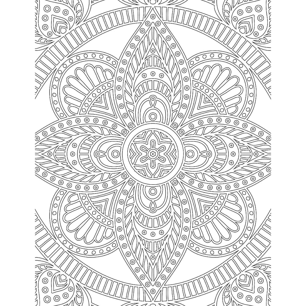 Mandala- Colouring Book