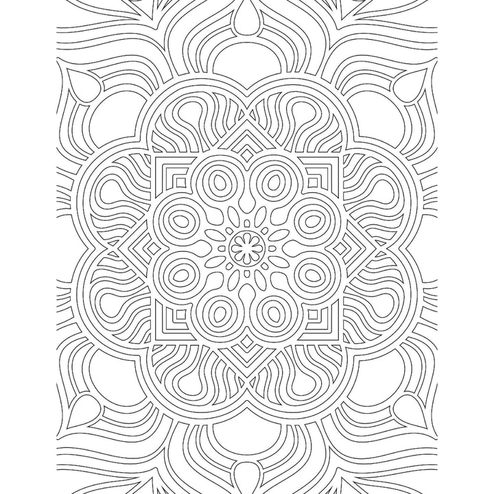 Mandala- Colouring Book