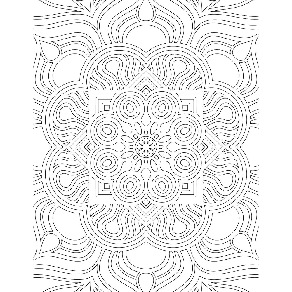 Mandala- Colouring Book