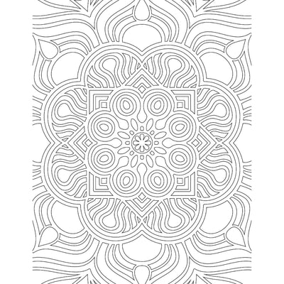 Mandala- Colouring Book