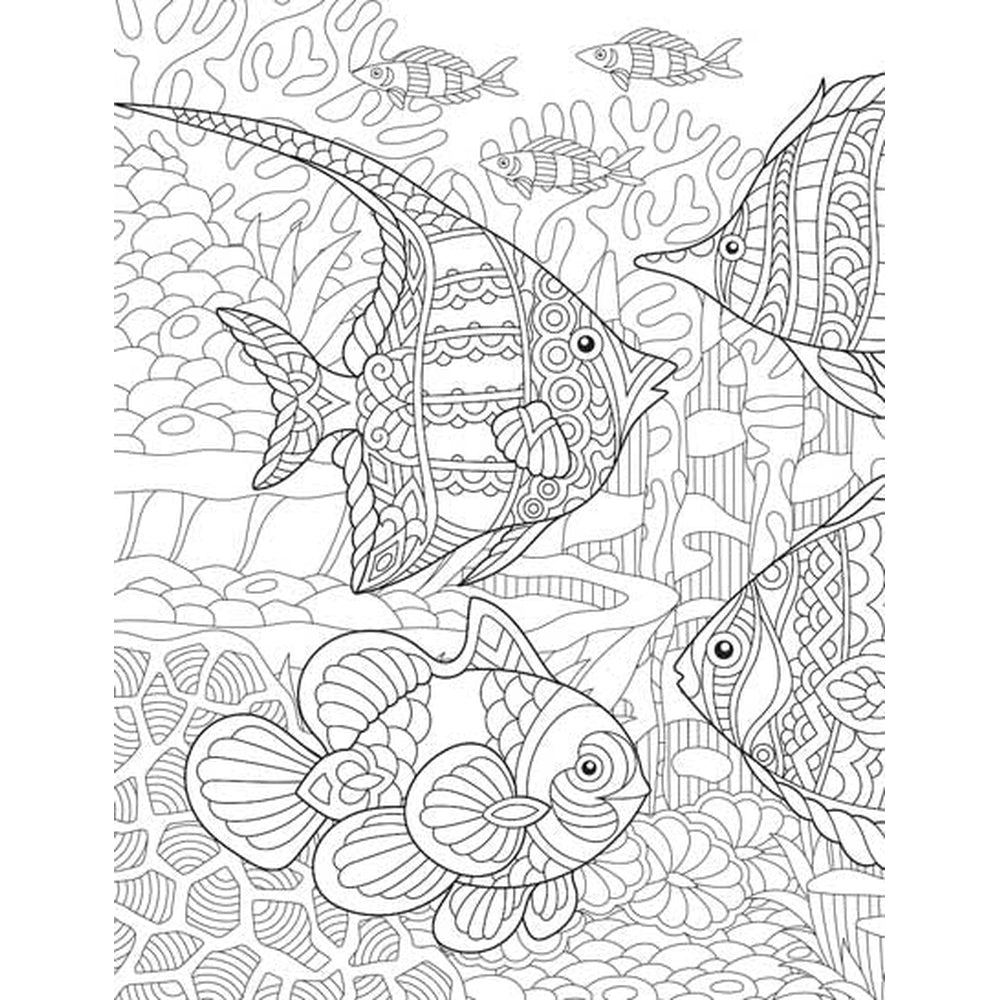 Ocean- Colouring Book for Adults