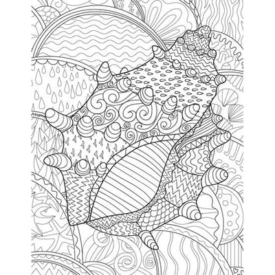 Ocean- Colouring Book for Adults