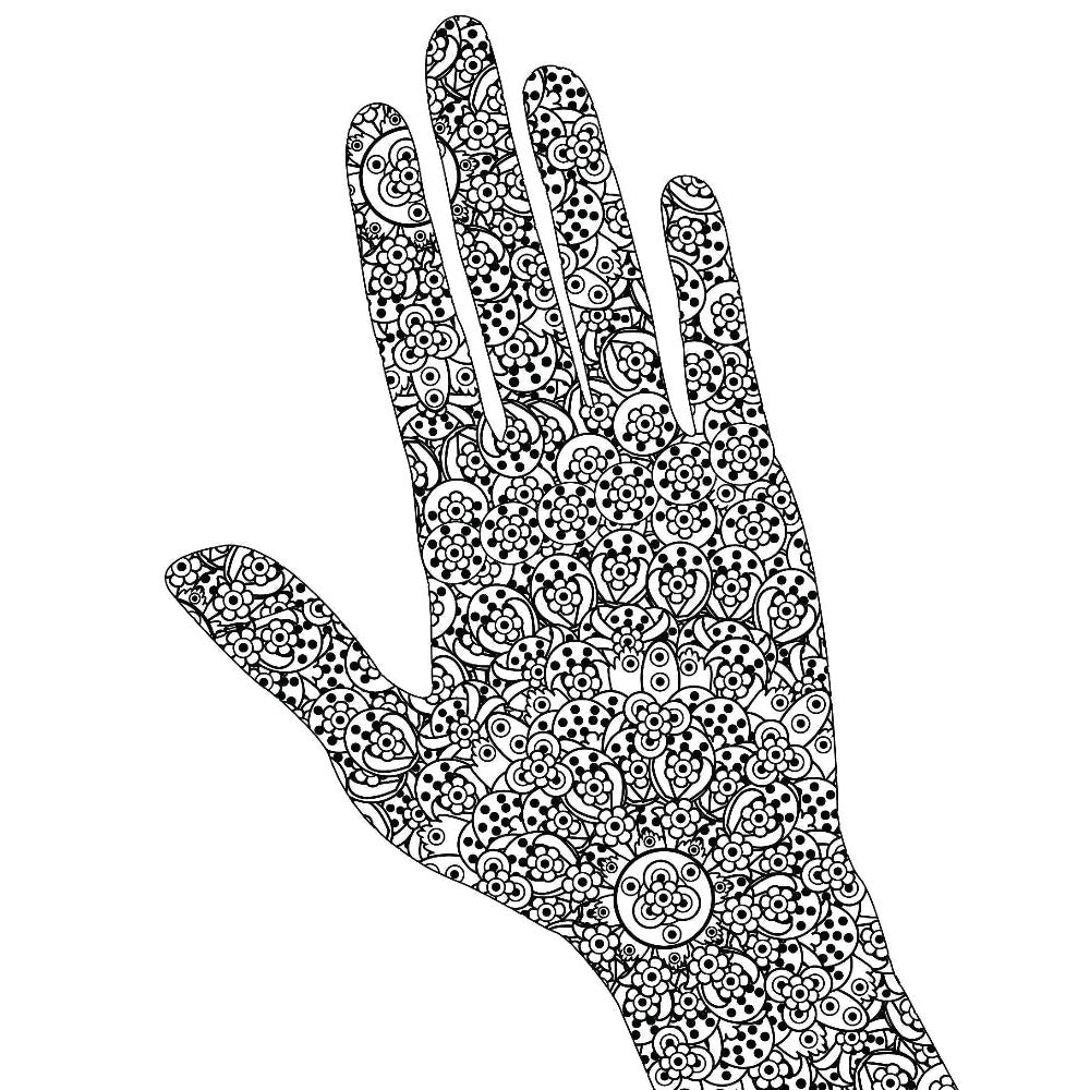 Mehandi- Colouring Book for Grown Ups