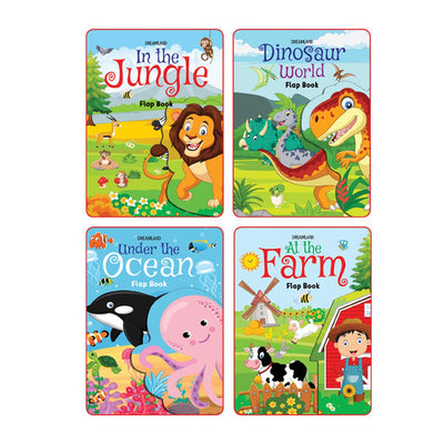 Flap Books Combo Pack- 4 Books