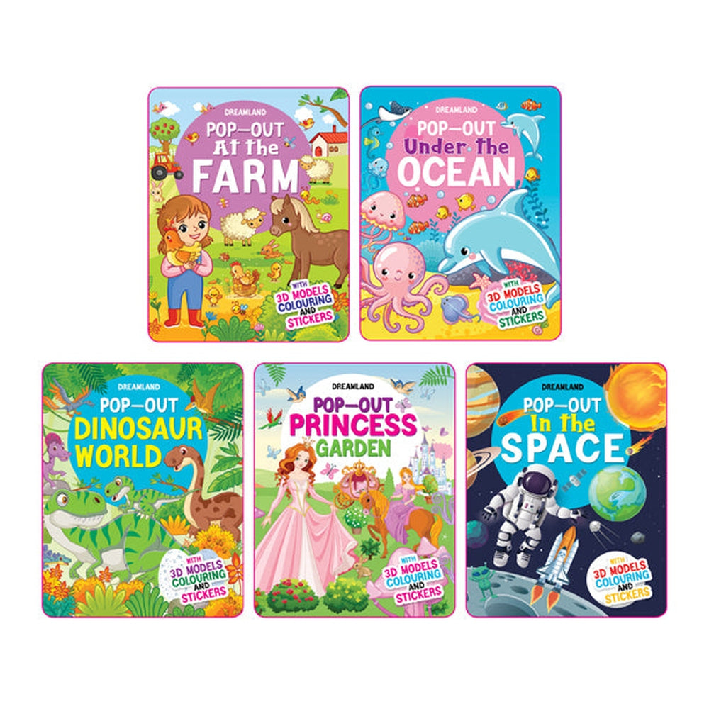 Pop- Out Books Pack- 5 Books