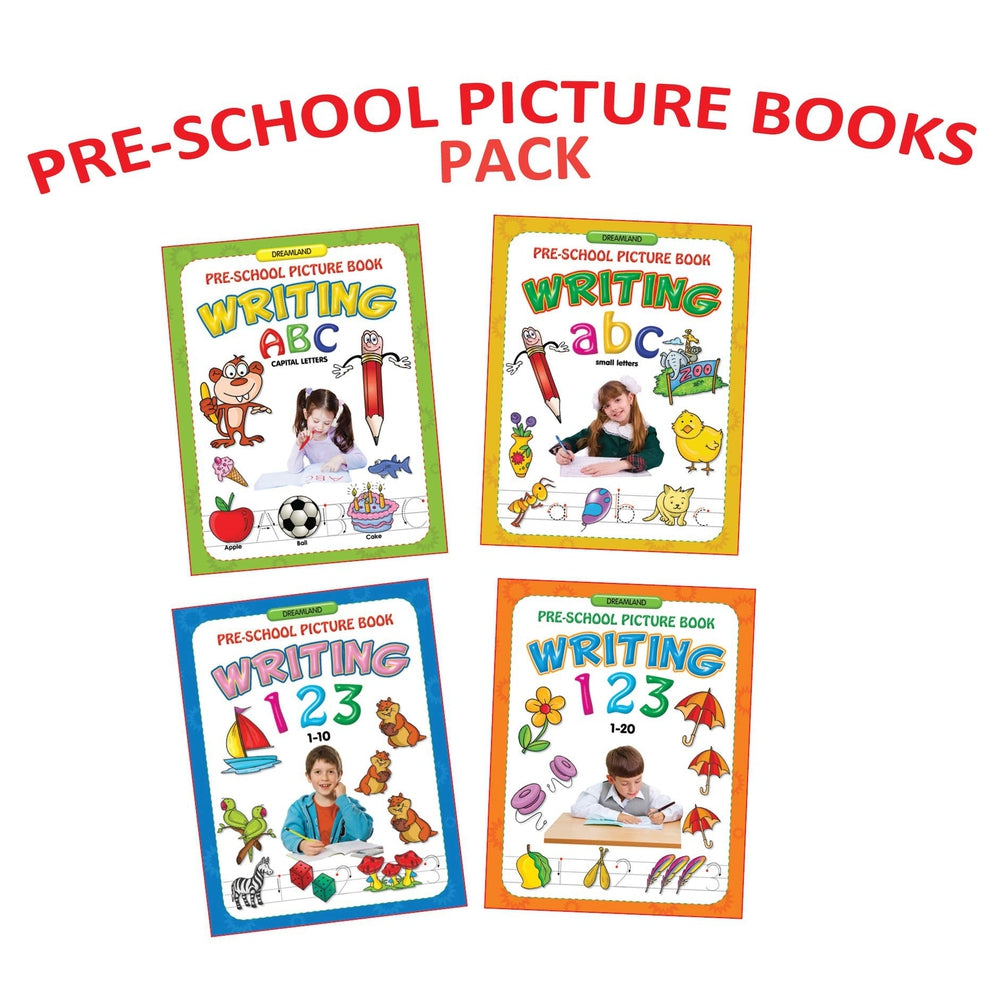 Pre- School Picture Books - Alphabet and Number Writing Pack