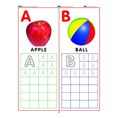 Pre- School Picture Books - Alphabet and Number Writing Pack