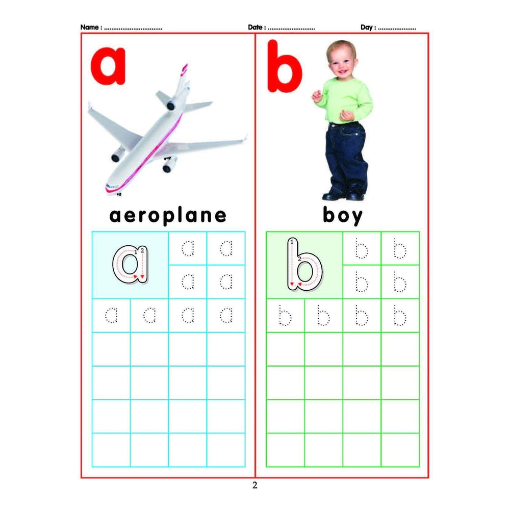 Pre- School Picture Books - Alphabet and Number Writing Pack