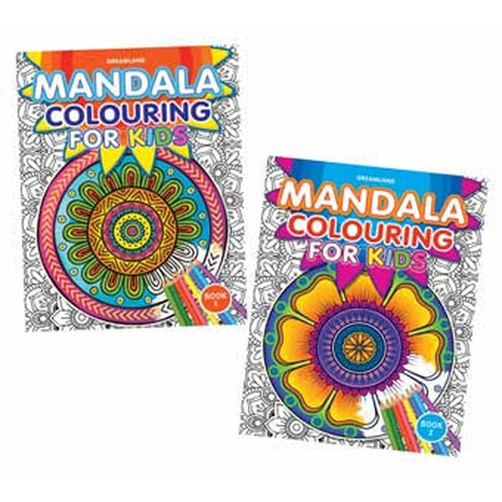 Mandala Colouring For Kids Pack (2 Titles)