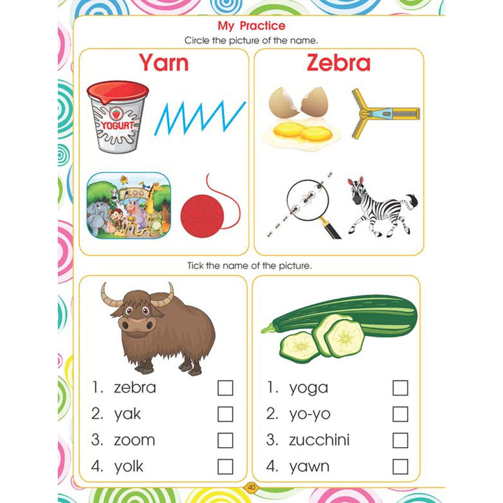 Kindergarten English Worksheets