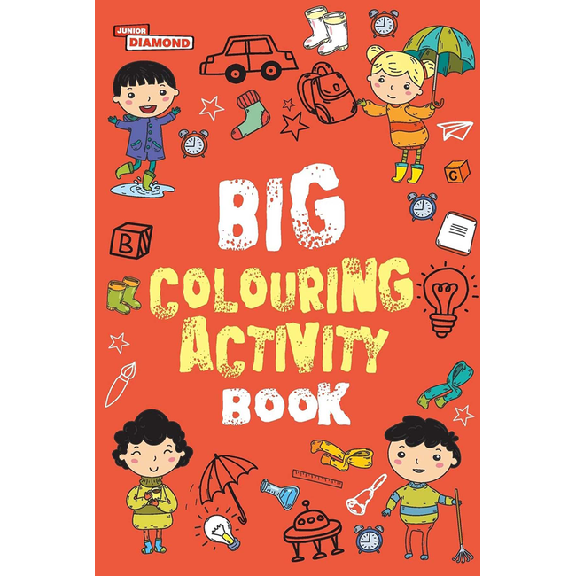 Big Colouring Activity Book in English