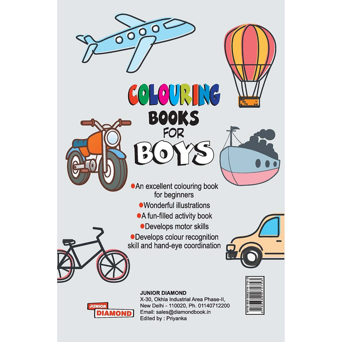 Colouring Books For Boys in English