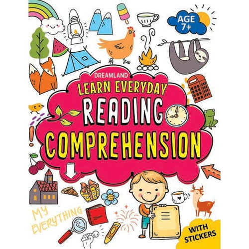 Dreamland Publications Learn Everyday Reading Comprehension Book (7-12 Years)