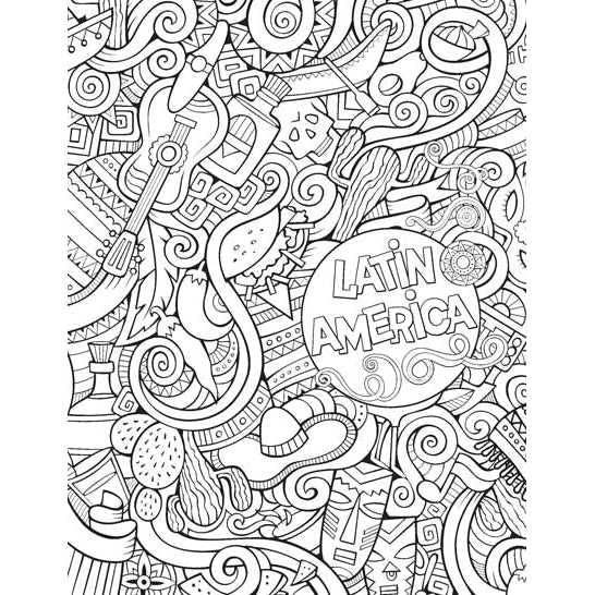Creative Doodle Colouring Books - (2 Titles)